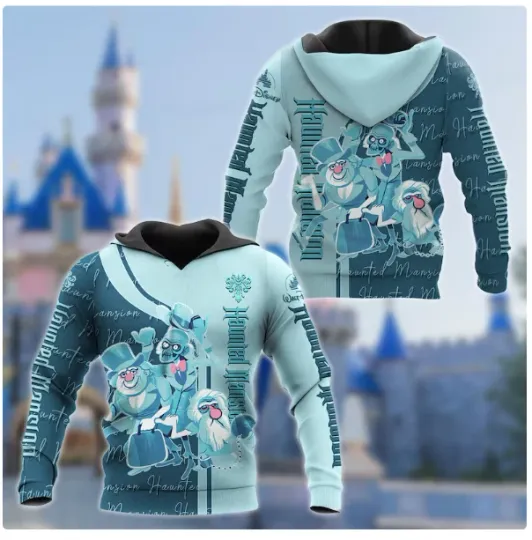 Haunted Mansion 3D HOODIE HALLOWEEN GIFT CHRISTMAS GIFT BEST PRICE OVER PRINT
