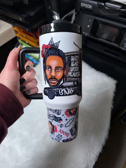 Kendrick Lamar 40 oz Tumbler with Handle