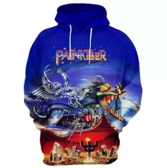 Judas Priest Shirt 3D Pullover Printed Over Unisex Hoodie 3d - all printed