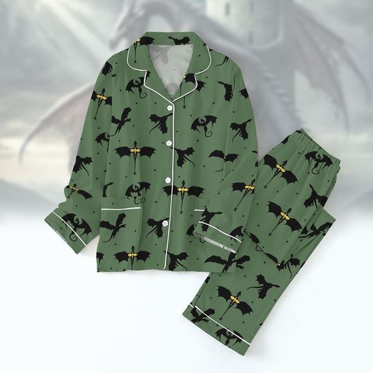 Fourth Wings Pajamas Set, Fly Or Die Holiday Pajamas, Basgiath War College Pajamas Women, Acotar Pajamas For Her, Bookish Pajamas
