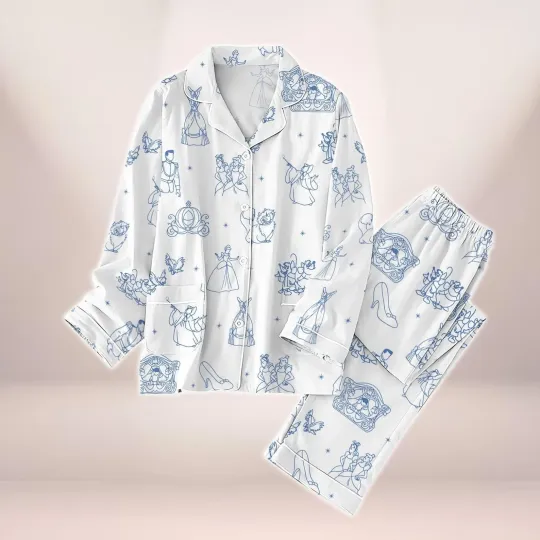 Cinde Princess Pajamas Set, Disney Princess Pajamas, Meet Me At Midnight Pa