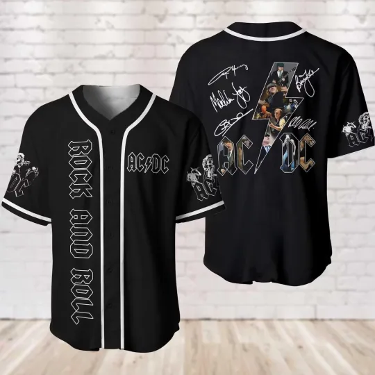 Vintage Rock Tour Style Baseball Jersey, Classic Rock Band Shirt, Fan Gift