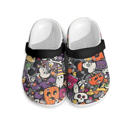 Discover Disney Parks Halloween Crocs Mickey Halloween Pumpkin Clogs