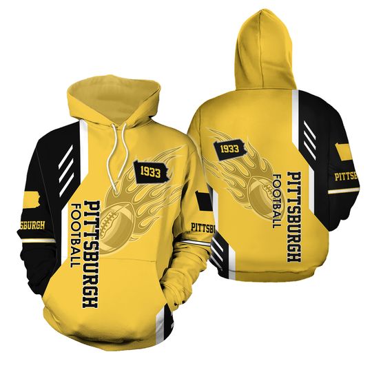 Discover Pittss Team Steeler Football 3D Pull Over Hoodie, Men and Women Hoodie