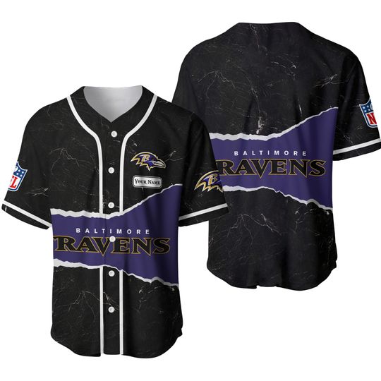 Ravens Personalized Baseball Jersey baseball jersey