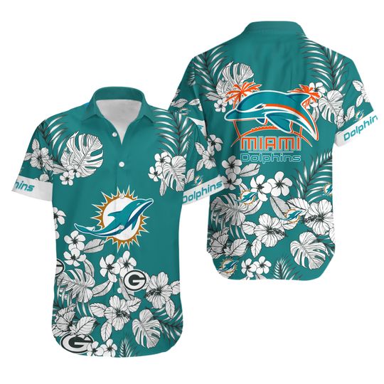 Original Design Hawaiian Shirt Miami Dolphins Theme
