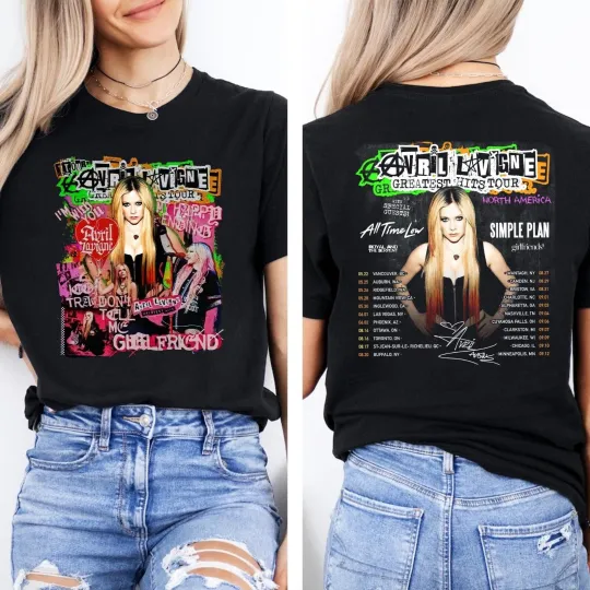 Avril Lavigne Greatest Hits Tour 2025 Shirt