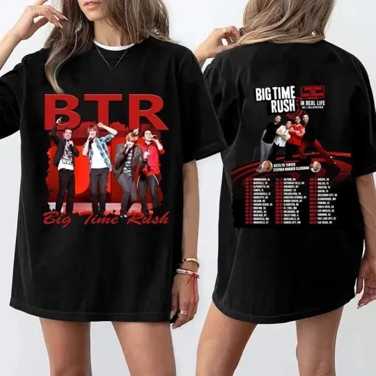 Members Of Big Time Of Rush shirts, BTR tour shirt, Big Time Rush 2025 Tour