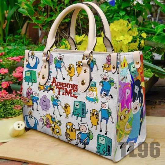 Adventure Time Leather Handbag, Adventure Time Women's Leather Bag