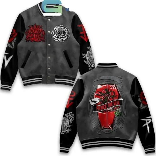 Pierce The Veil 2025 Bulls In The Bronx Baseball Jacket