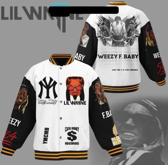 Lil Wayne Cash Money Records Baseball Jacket