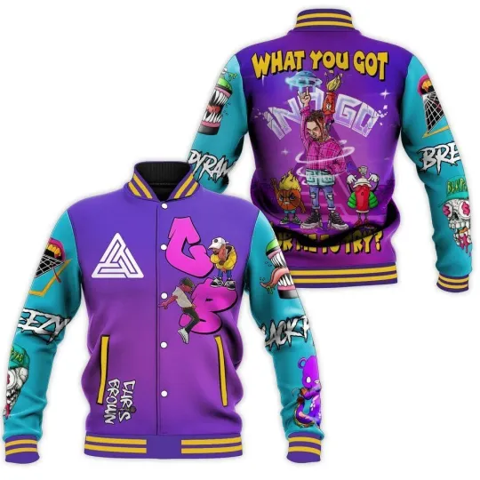 Chris Brown Baseball Jacket