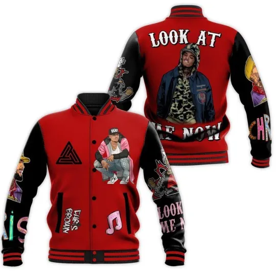 Chris Brown Baseball Jacket