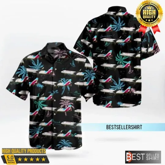Discover Eurowings Airbus A320 214 Aircraft Hawaiian Shirt Cheap