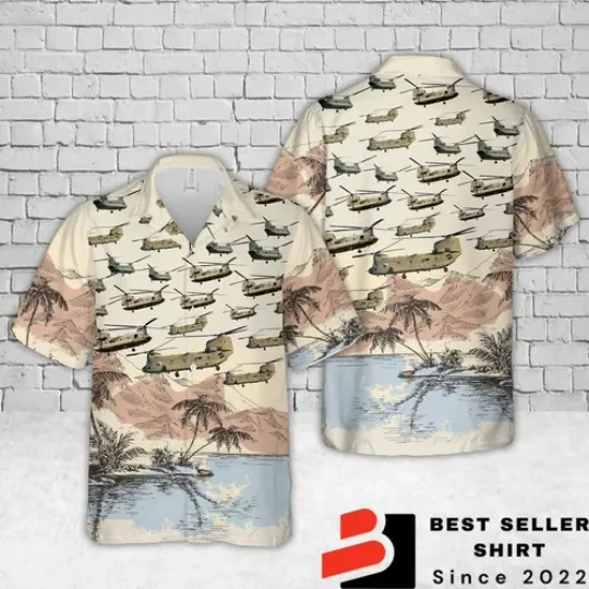 Boeing Ch 47 Chinook Us Army Hawaiian Shirt Cheap