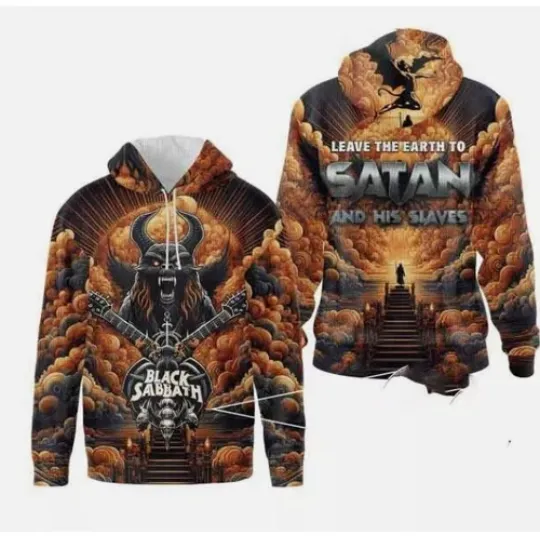 Black Sabbath Satan And His Slaves hoodie 3d, 2025 tour hoodie, GIFT for fan