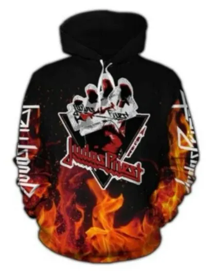 Judas Priest Hoodie 3D HOT gift dad 3d all printed