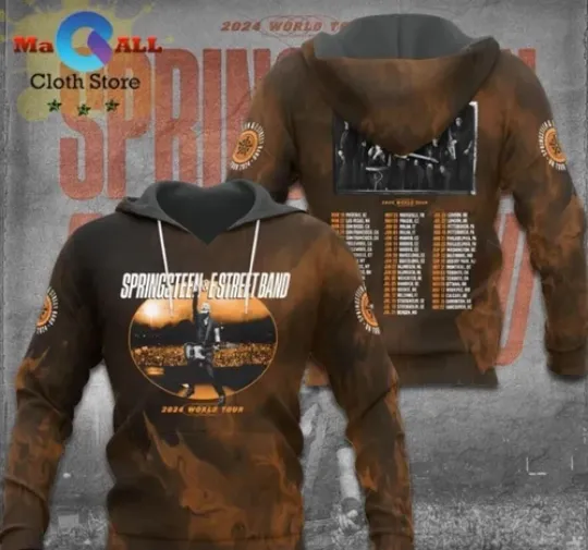 Limited Edition Bruce Springsteen Apparels 3D Hoodie 3d - all printed