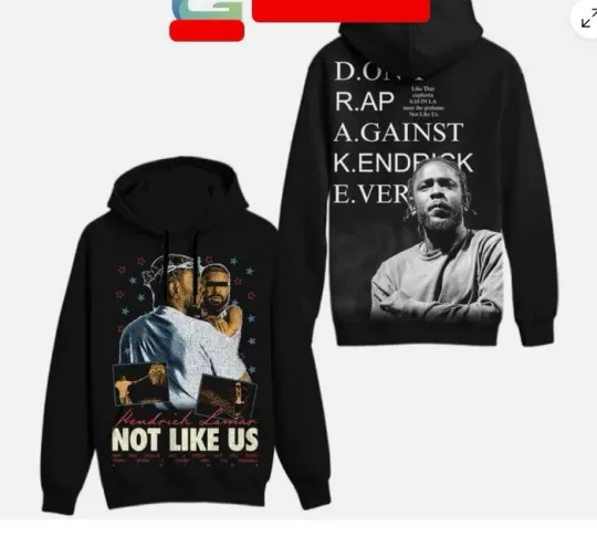 Kendrick Lamar Not Like Us Dont Rap Against Hoodie 3d - all printed, hot 2025