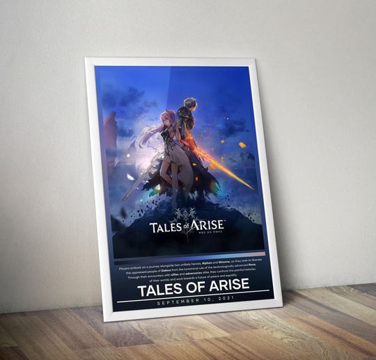 Tales of Arise Poster | Tales of Arise | Gaming Poster | Video Game Poster | Wall Decor Poster