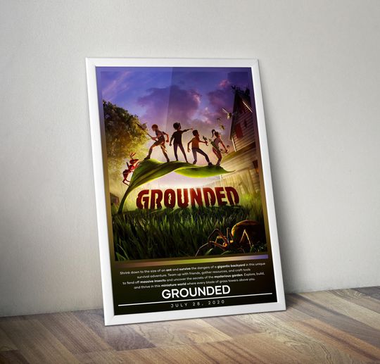 Grounded Poster | Grounded | Gaming Poster | Video Game Poster | Wall Decor Poster