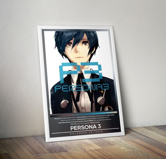 Persona Poster | Persona | Gaming Posters | Video Game Posters | Wall Decor Posters