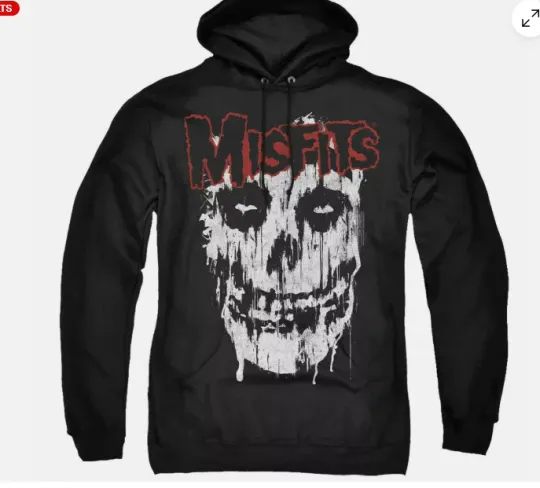 Misfits Splatter Skull Hoodie Sweatshirt Hoodie 3d - all printed, hot 2025