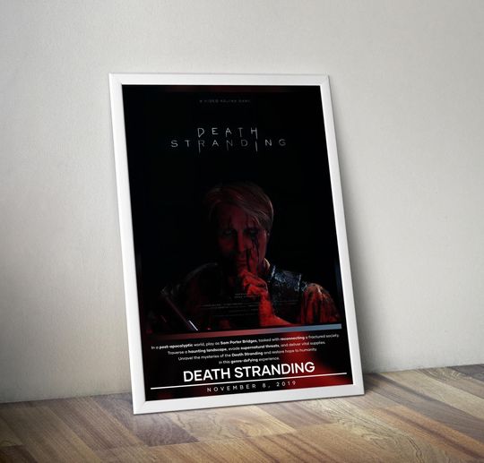 Death Stranding Poster | Death Stranding | Gaming Posters | Video Game Poster | Wall Decor Poster