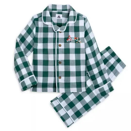 Disney Womens Pajama Set Sz XS Minnie Daisy Christmas Sleepwear Set