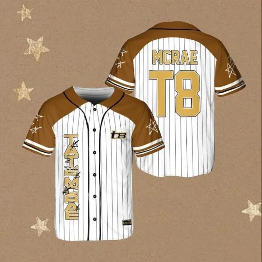 Discover T8 Mcrae Baseball Jersey  Miss Possessive Tour 2025 Jersey  Tate McRae Fan Gift