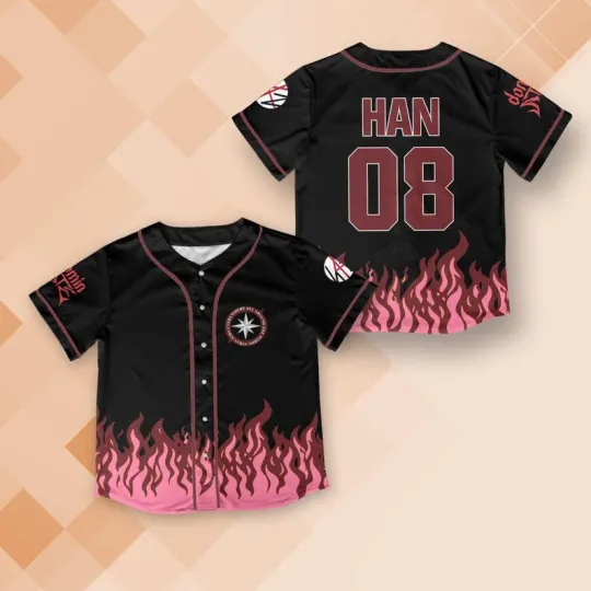 Stray Kids dominATE World Tour 2025 Baseball Jersey, SKZ Jersey, Stray Kids Domi