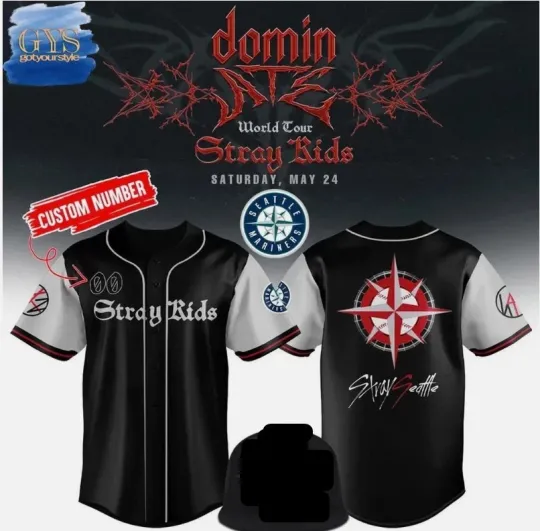 Stray Kids World Tour 2025 Baseball Jersey