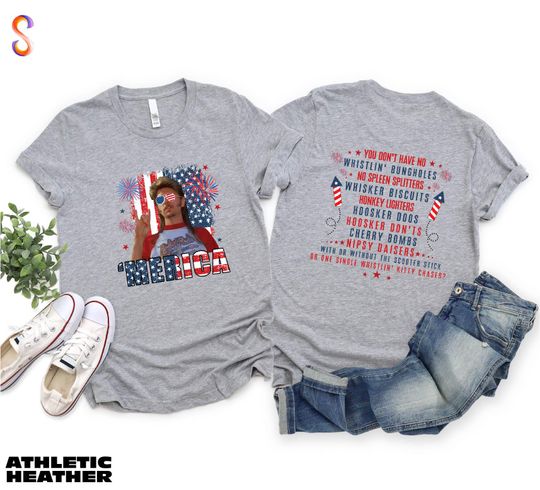 Joe Dirt Merica T-Shirt, 4th of July Tee, Independence Day Shirt, American Flag T-Shirt