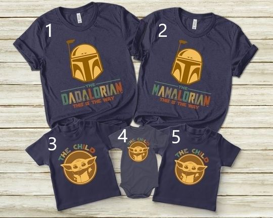 Dadalorian And Son Shirt, Momalorian Shirt, Mamalorian Shirt, Matching Shirt for family, This Is The Way Shirt