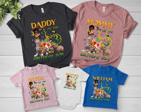 Disney Antonio Birthday Shirt, Encanto Family Birthday Shirts, Encanto Family Shirts, Encanto Birthday Shirts