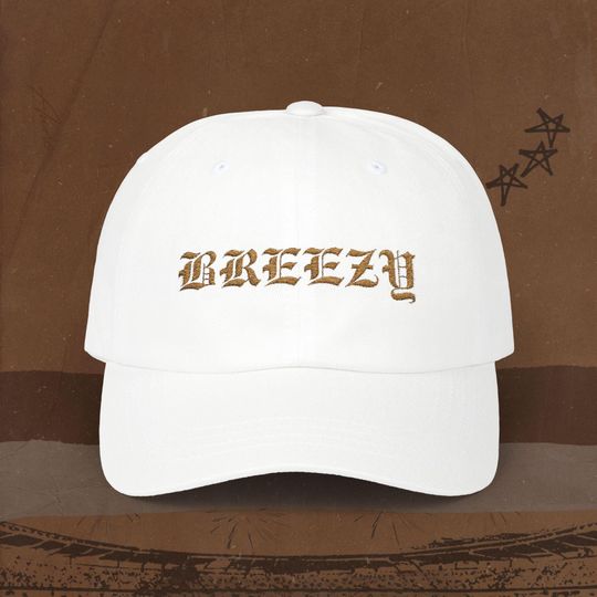 BREEZY Embroidered Baseball Cap for Chris Brown Fans