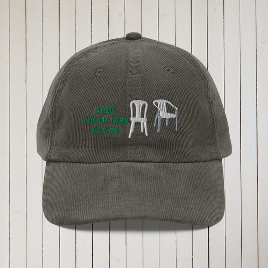 Bad Bunny Vintage Corduroy Baseball Cap