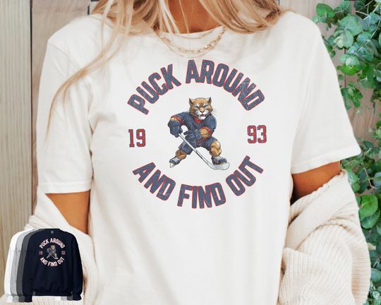 Florida Panthers Vintage Hockey Shirt, Game Day Tee, Florida Panther Gift