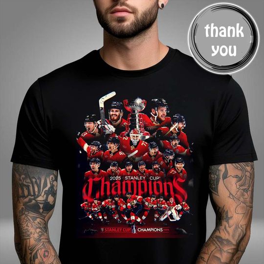 Florida Panthers Stanley Cup 2025 Champions T-Shirt