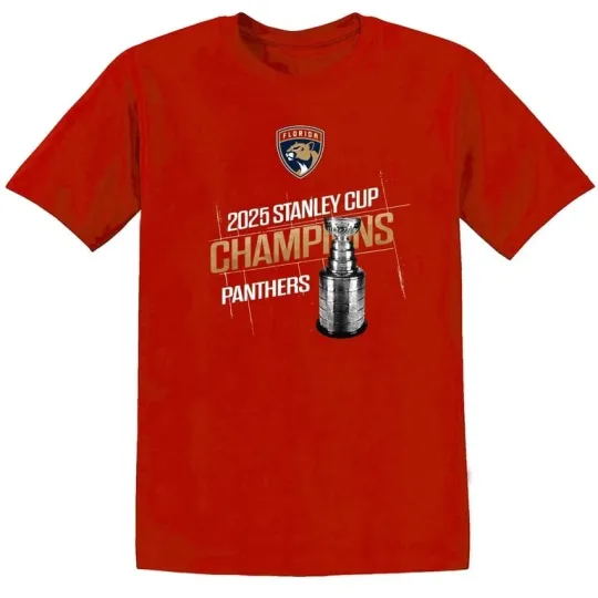 Florida Panthers 2025 Stanley Cup Champions T-Shirt