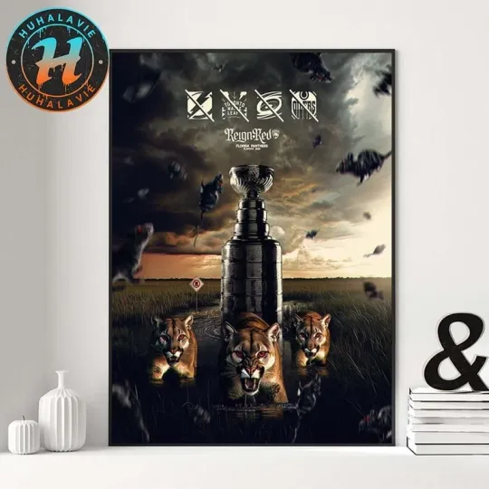 Florida Panthers 2025 Stanley Cup Champions Poster