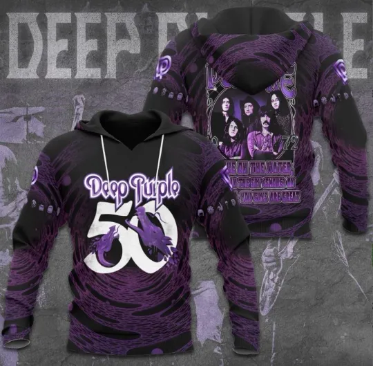 Deep Purple 3D Hoodie  Hot Design for Band - Music Lovers at Best Price