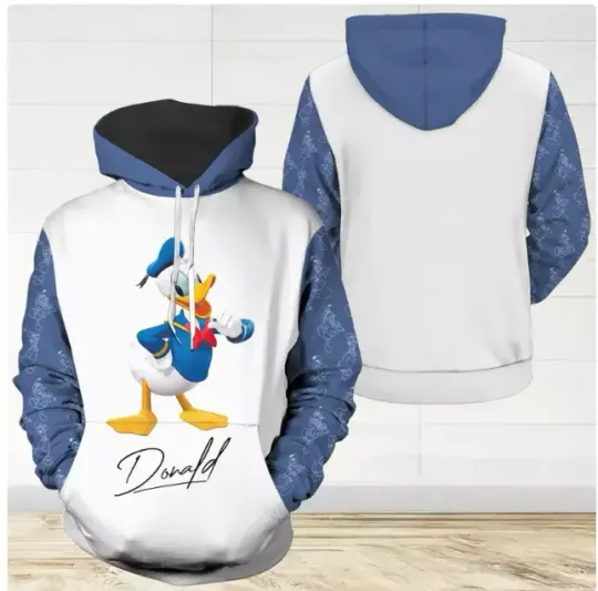 Donald Duck 3D HOODIE HALLOWEEN GIFT CHRISTMAS GIFT BEST PRICE OVER PRINT