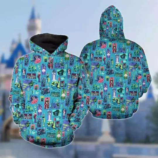 Haunted Mansion Halloween Horror Cartoon Movie 3D HOODIE BEST PRICE US SIZE