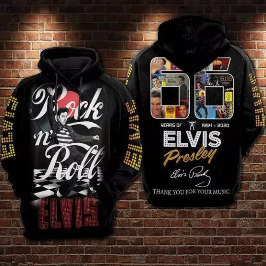 Elvis Presley V2 Men Women 3D Hoodie All Over Print Aparel