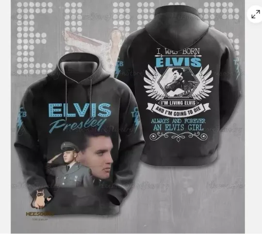 Elvis Presley Hoodie Elvis Presley 3D Hoodie 3d - all printed, hot 2025