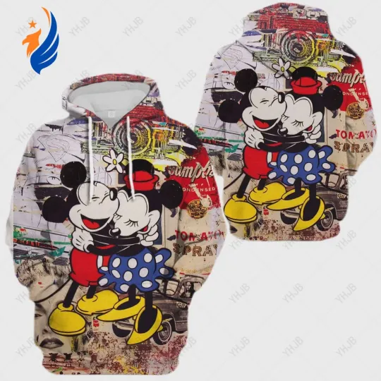 Get the Best Mickey Mouse Hoodie 3D AOP Shirt for fan new
