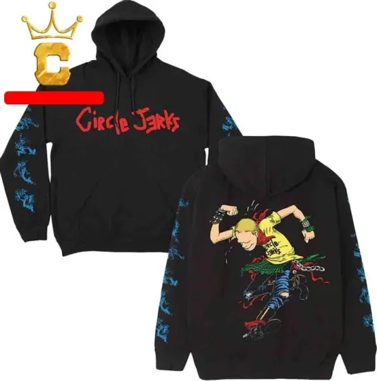 3D Hoodie Circle Jerks Logo Skank Man All Over Print Hoodie