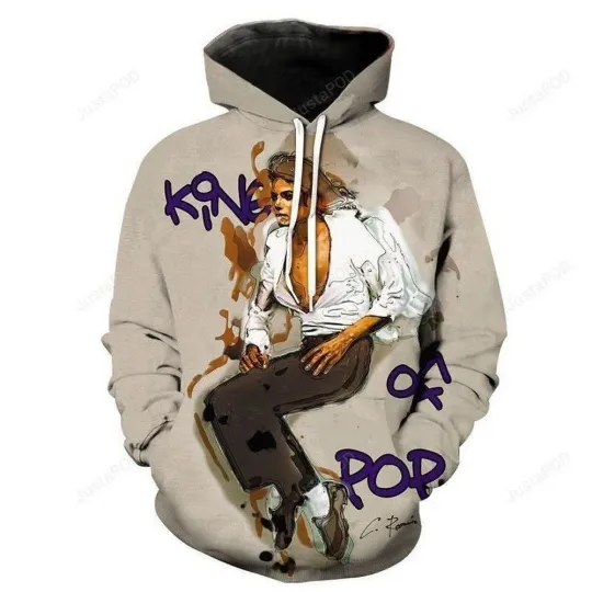 Michael Jackson 3D Full Over Print Hoodie Hoodie 3d - all printed, hot 2025