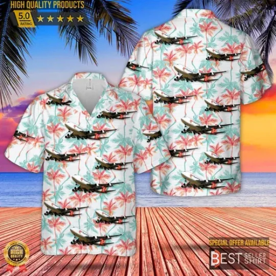 Martinair Boeing 747 400bcf Hawaiian Shirt
